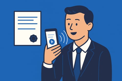 Image showing how voice and video consent would work