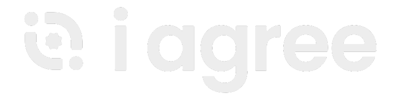 white i agree logo