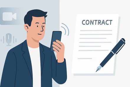 Voice and video consent: a future-proof alternative to signatures