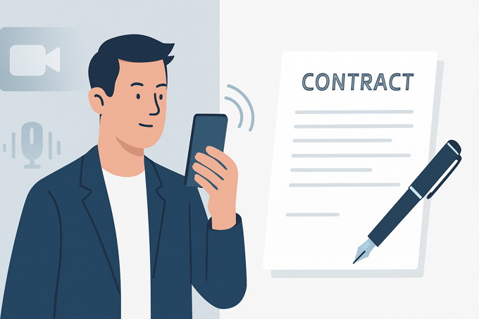 Image showing Voice and video consent: a future-proof alternative to signatures